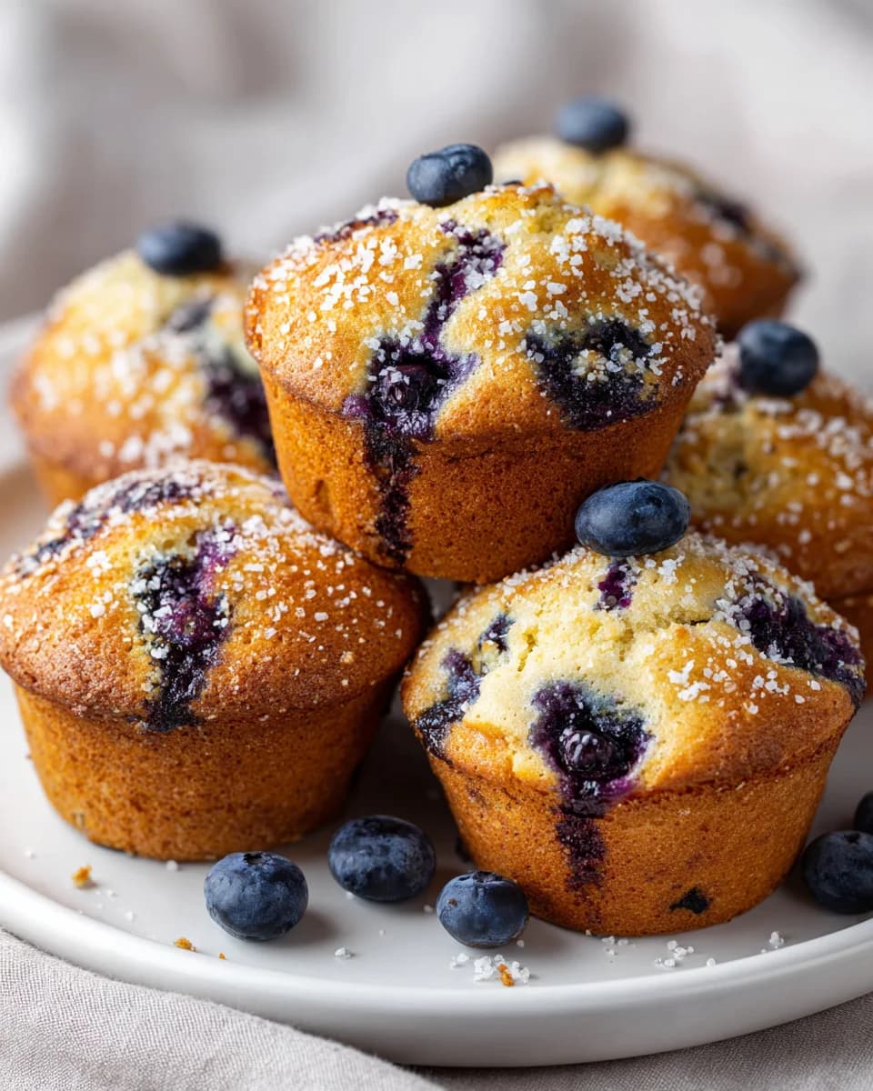 Gluten Free Blueberry Muffins: Moist and Fluffy with Fresh Blueberries
