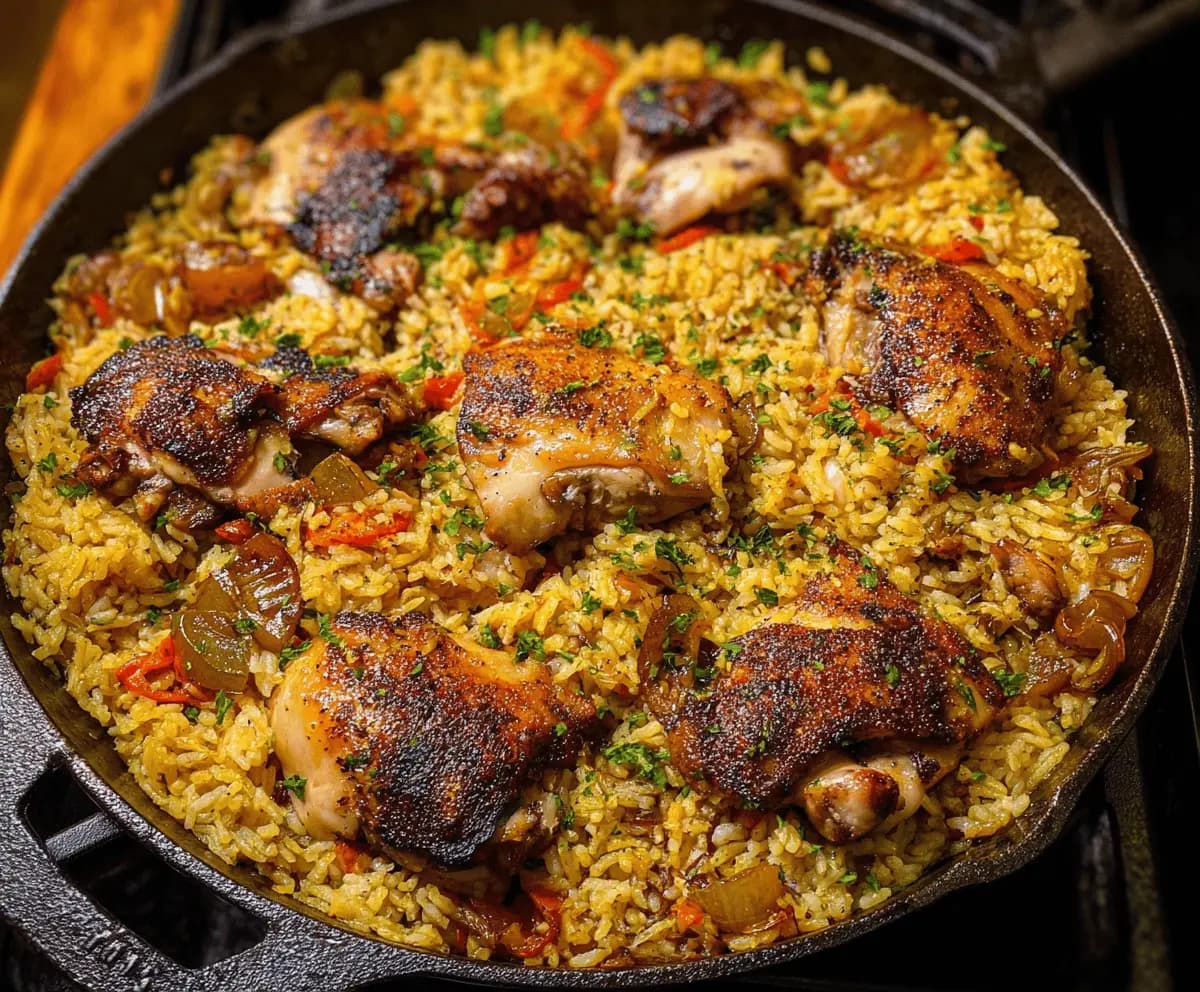 Easy Caribbean Chicken and Rice: A Flavorful One-Pan Delight