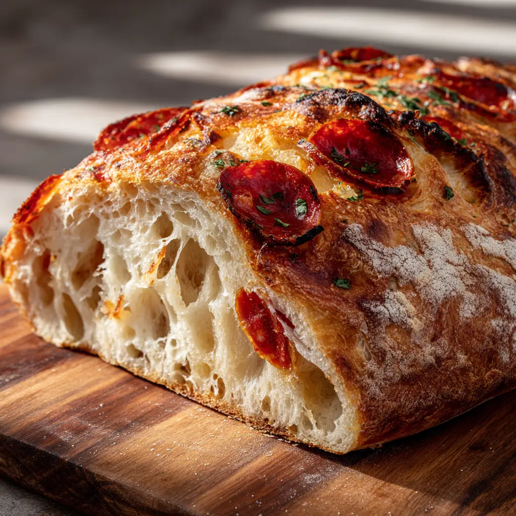 Pepperoni Pizza Sourdough Bread: A Delicious Artisan Blend