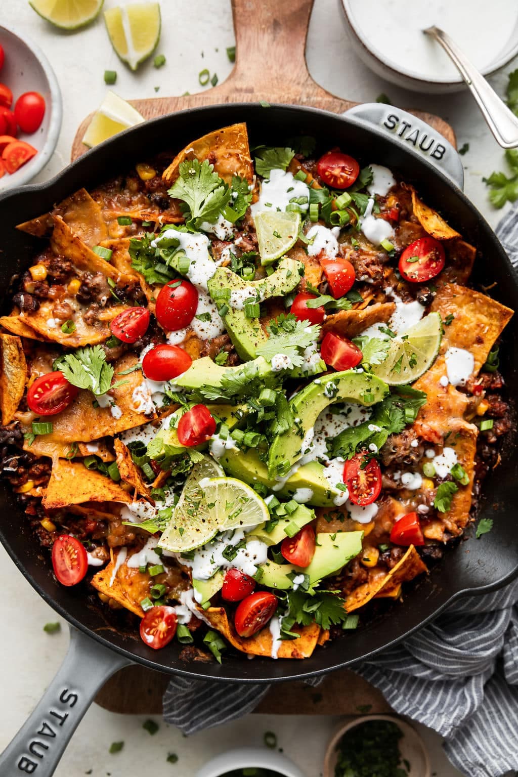 Easy Ground Beef Skillet Enchiladas