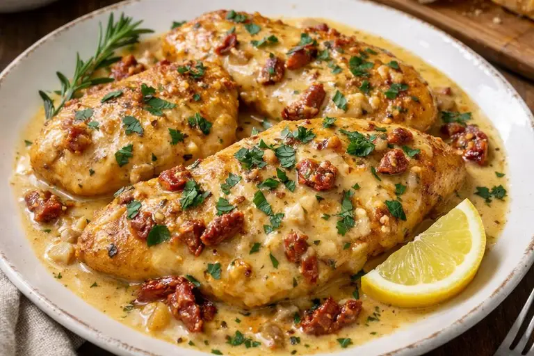 Creamy Garlic Marry Me Chicken: Tender Chicken in Velvety Garlic Parmesan Sauce