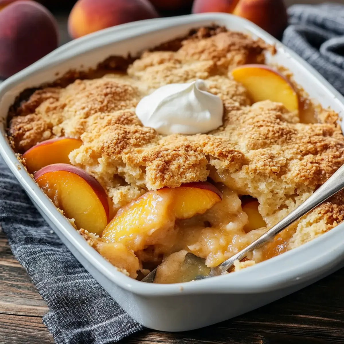 Joanna Gaines Peach Cobbler: Comforting Dessert with Buttery Crust